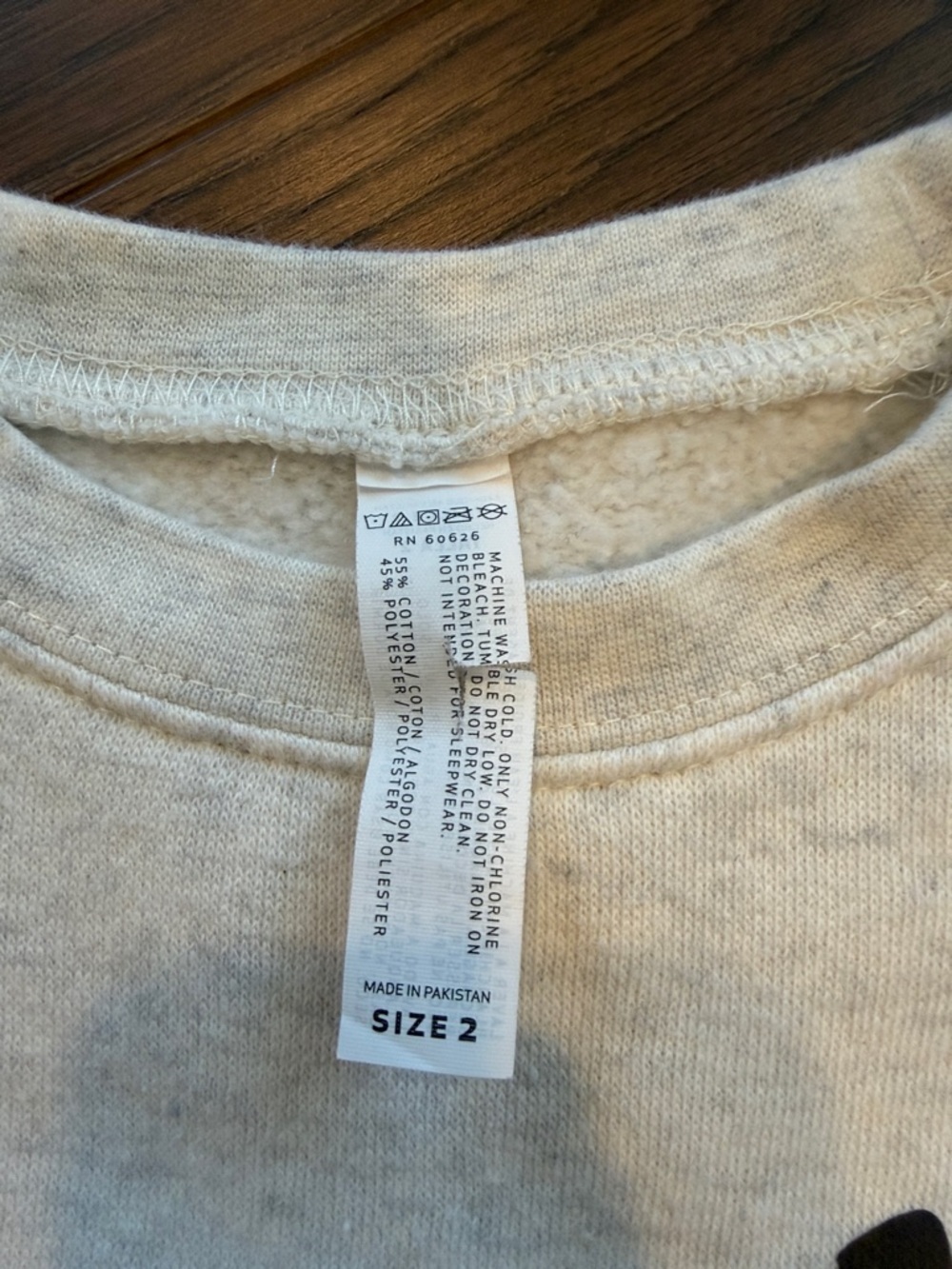 Kids Crewneck Sweatshirt - 'All Good Days' in Light Gray Size 2T - C39-026 - Picture 2 of 3